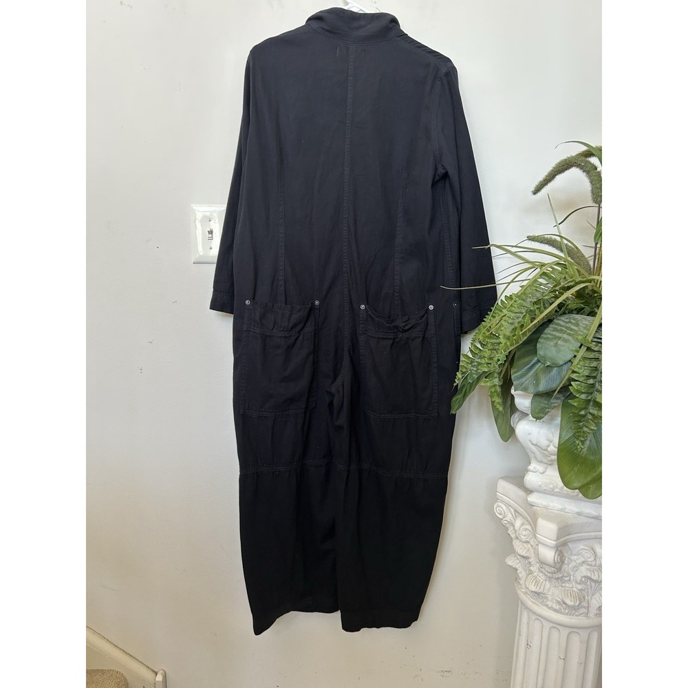 Free People Margarita Jumpsuit S Black Denim We The Free Romper Gorpcore Utility - Picture 6 of 7